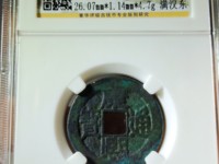 开水钱币康熙通宝背龙凤花钱