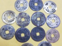 折三康熙通宝罗汉钱背宝泉