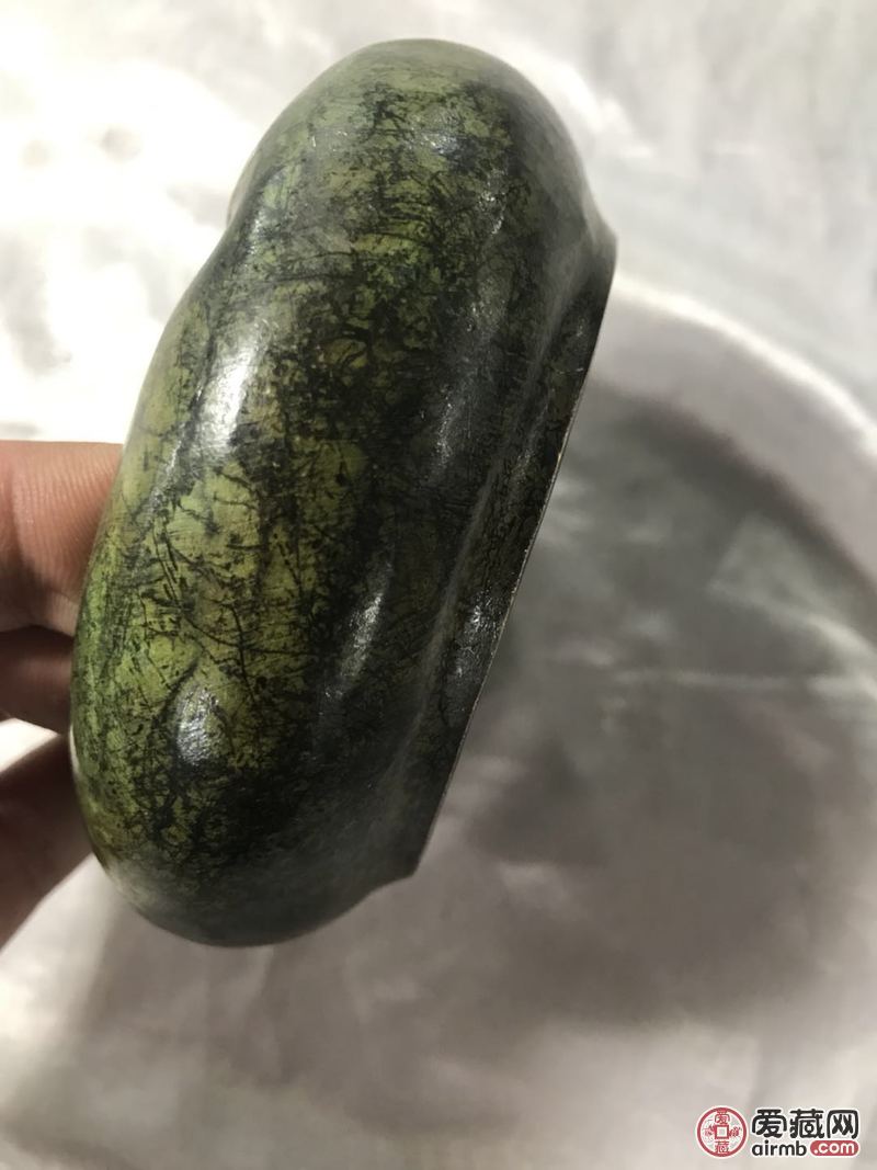铜烟灰缸一个 学名铜璃龙笔洗，