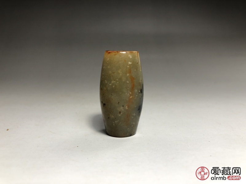农村收到的老和田玉勒子，玉润，