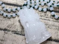 无色翡翠珠子图片及价格