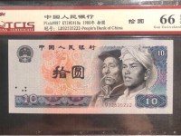 1980年的10块纸币