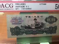 车工2元中国人民银行印刷
