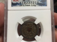 咸丰通宝背计重钱