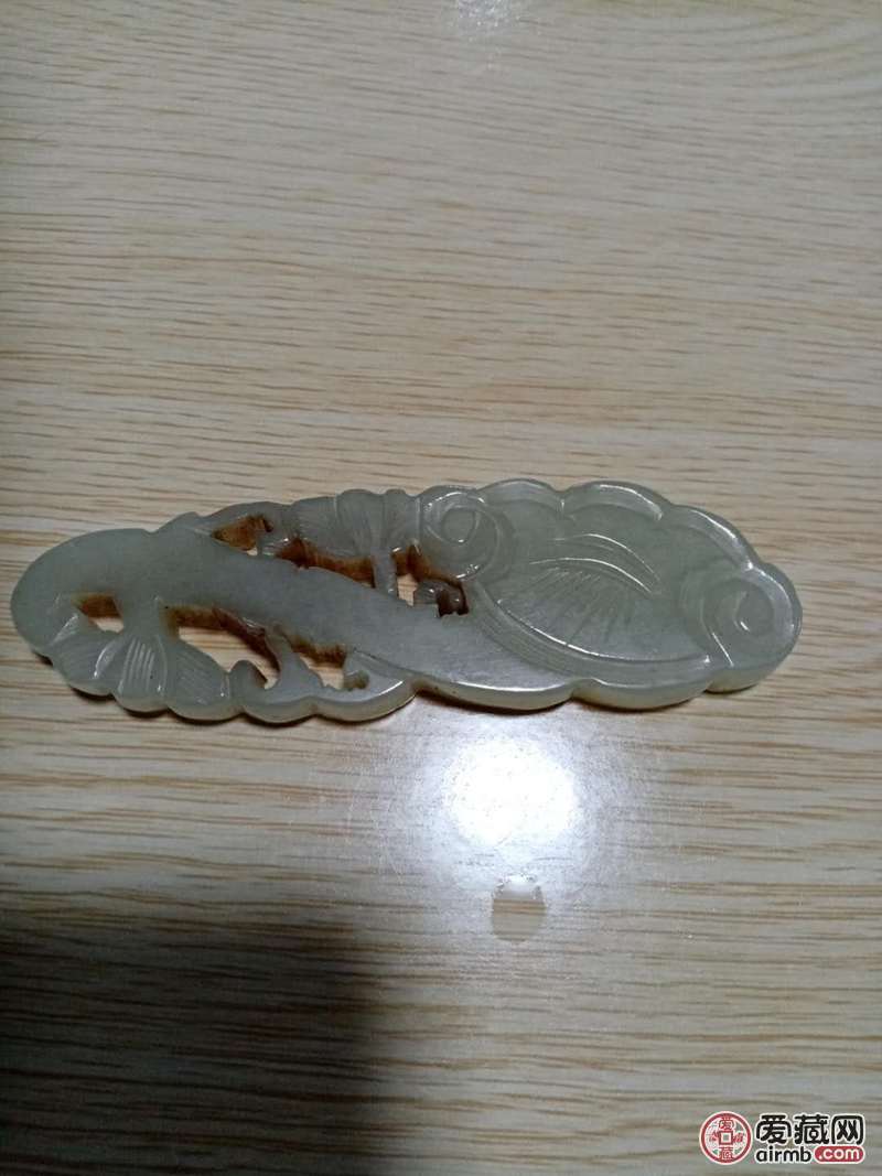 和田玉真品，晚清品相完整。