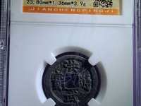 洪武通宝背桂五直径价格