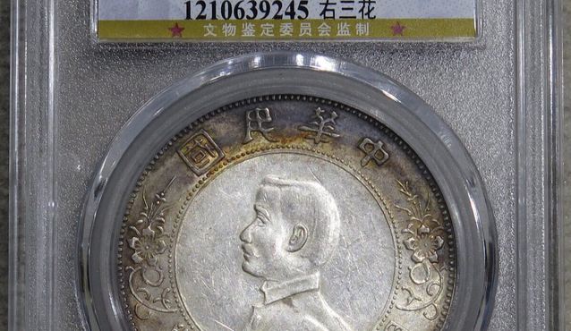 六星孙小头银元三花版图片及市价 多少钱