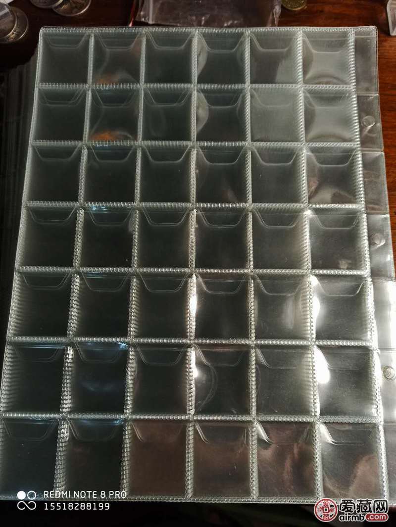 硬币纪念币收藏册内页活页，每页