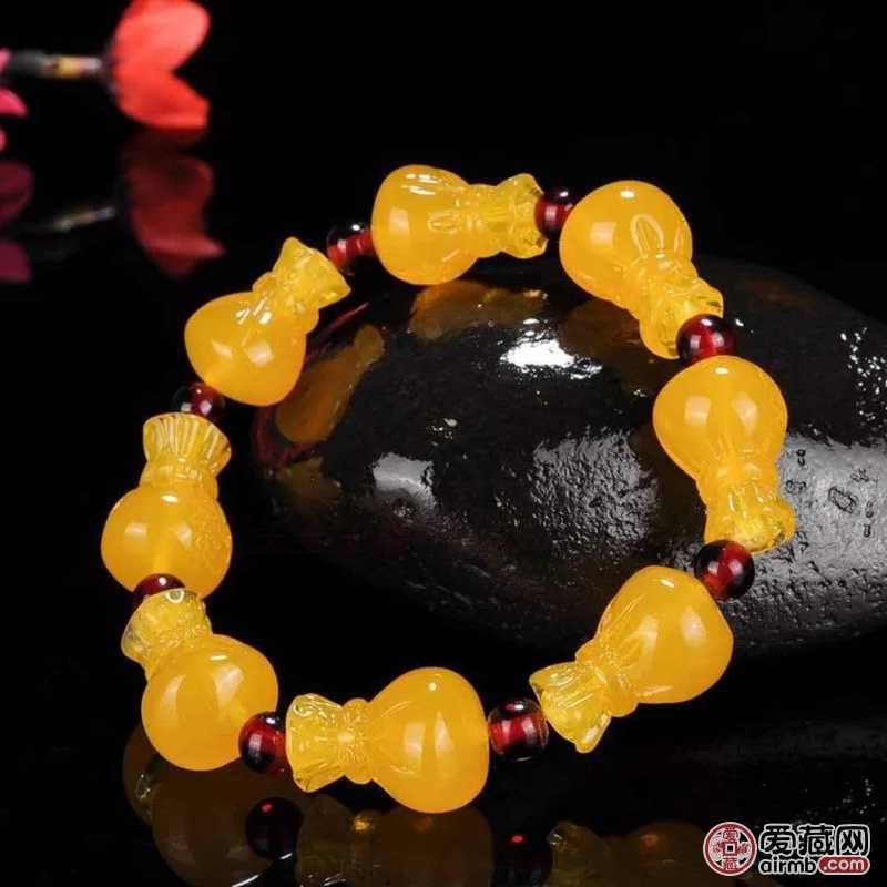二代波罗的海蜜蜡手链蜜蜡钱袋手