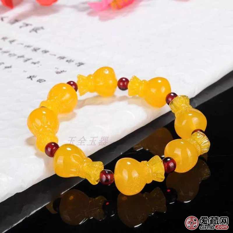 二代波罗的海蜜蜡手链蜜蜡钱袋手