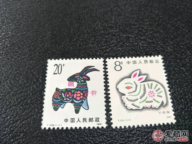 一轮生肖邮票《牛/虎/兔/龙