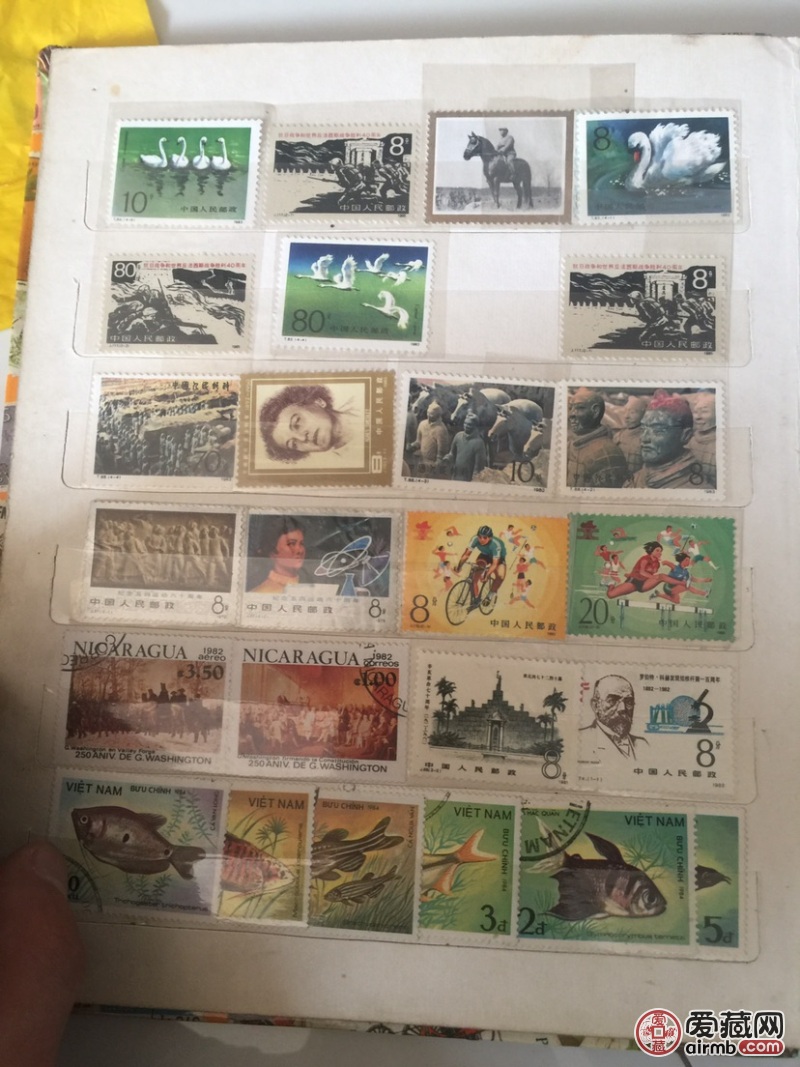 请老师帮忙看看这些邮票是我小的