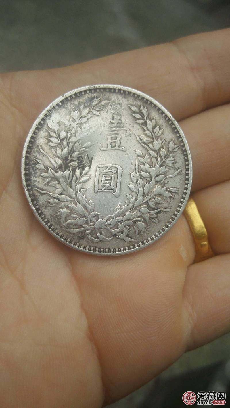 袁大头一枚，包老包真。品你定。