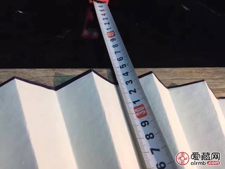 印尼大叶黄花梨扇子，尺寸：十寸