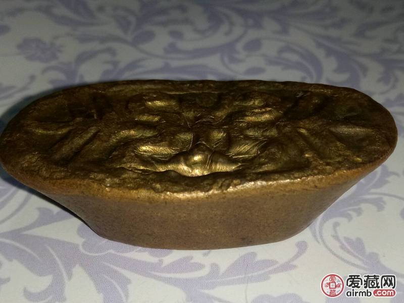 寿纹金锭大师鉴定过产品是清代
