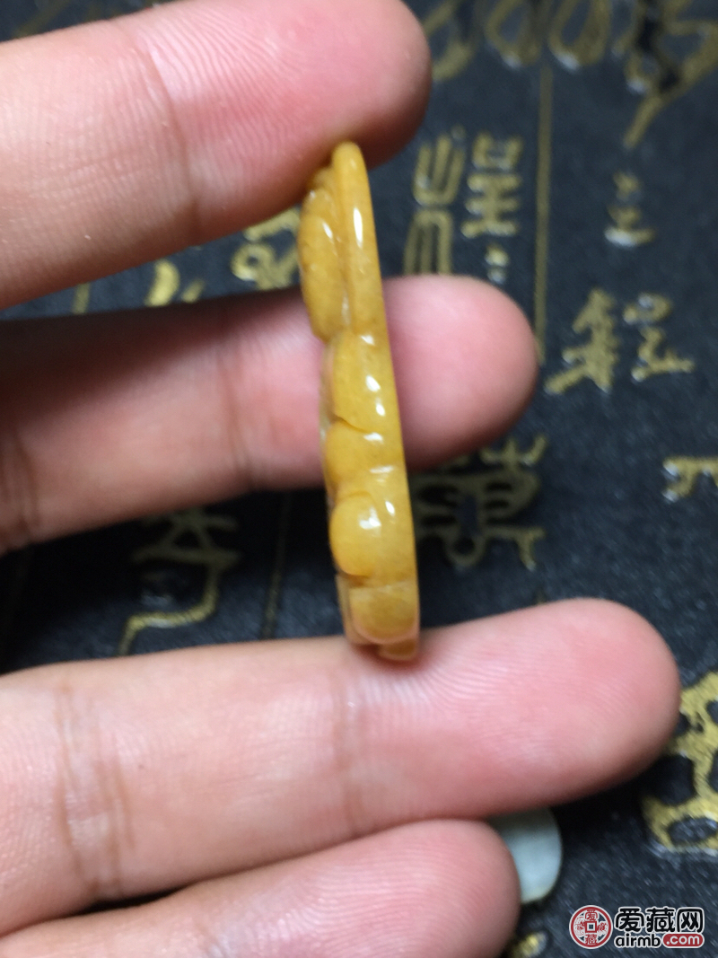 精品黄龙玉观音吊坠 雕功精湛，