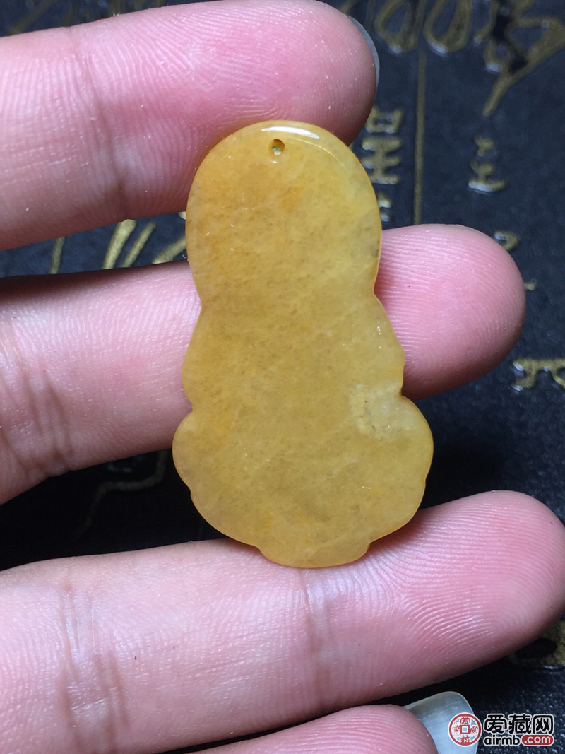 精品黄龙玉观音吊坠 雕功精湛，