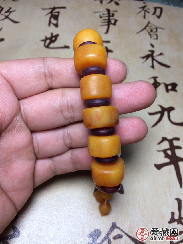 波罗的海蜜蜡老蜡手链 选用上等