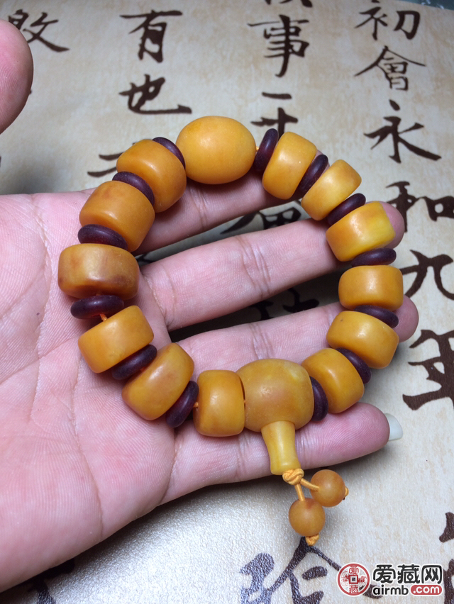 波罗的海蜜蜡老蜡手链 选用上等