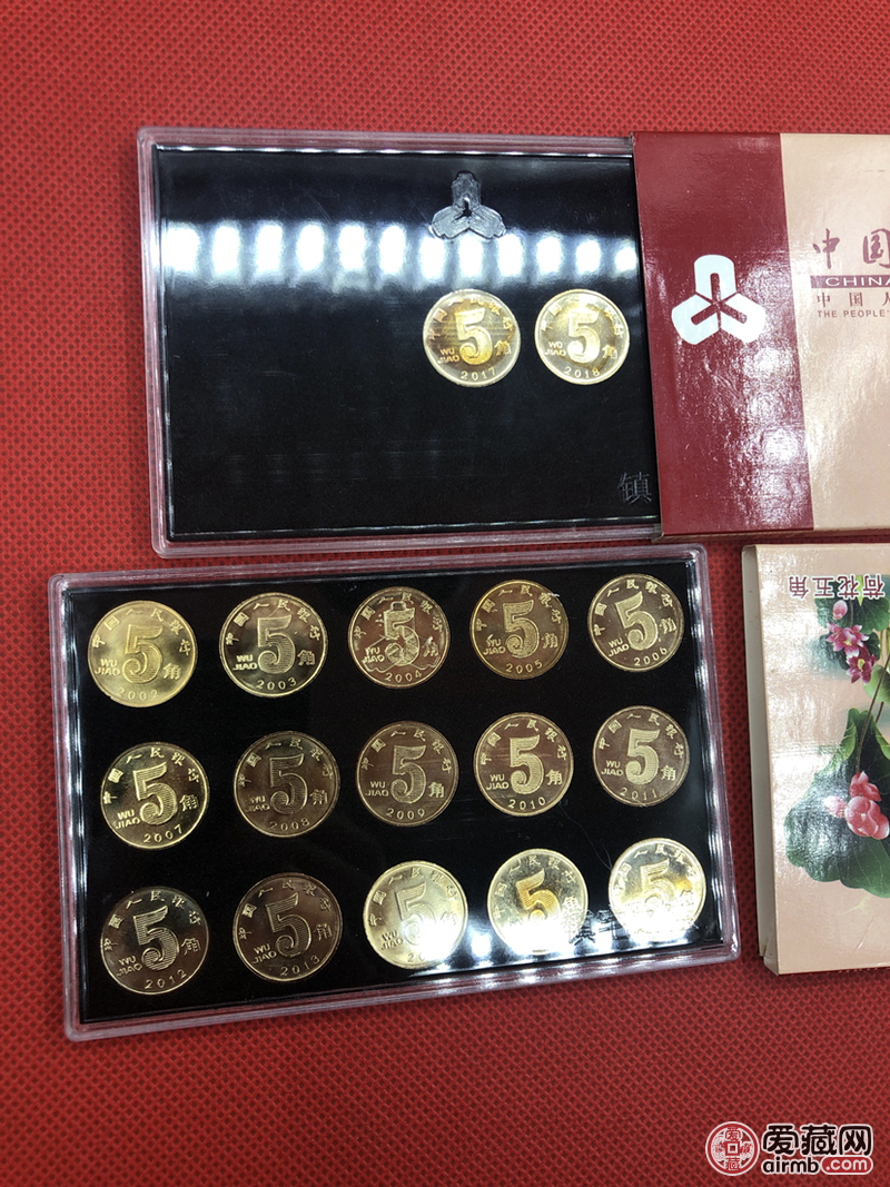 荷花五角硬币一套,2002-2