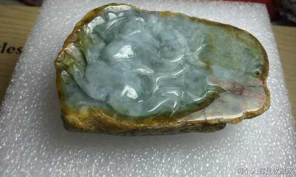 缅甸老坑a货翡翠原矿原石手把件,,马到功成把件摆件