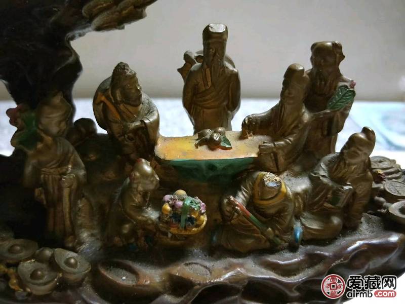 居明佳器风水摆件八仙过海(微残