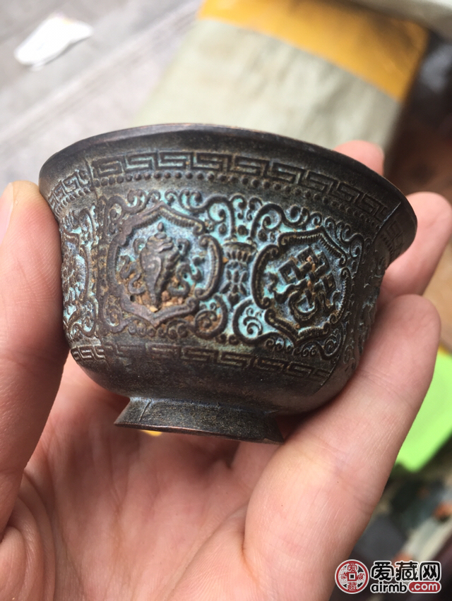 纯铜摆件小碗一枚低价起拍，古朴