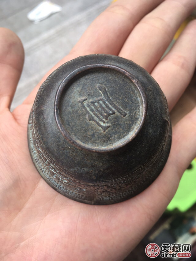 纯铜摆件小碗一枚低价起拍，古朴