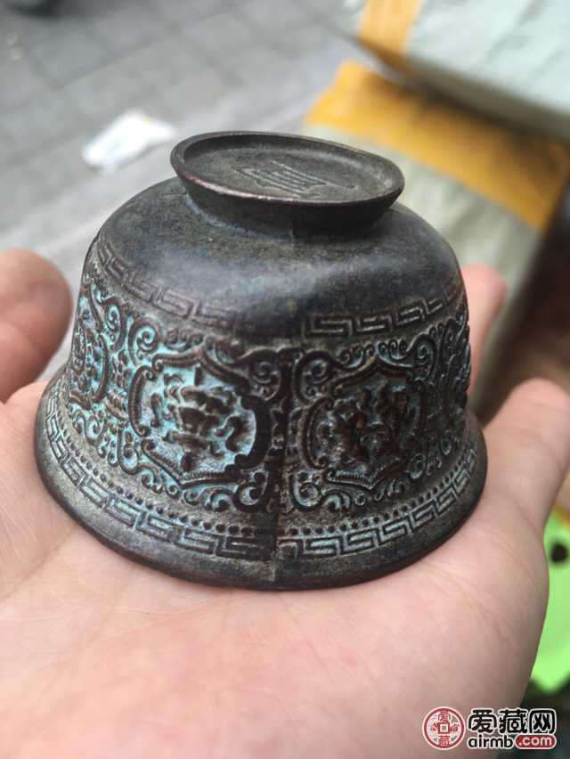 纯铜摆件小碗一枚低价起拍，古朴