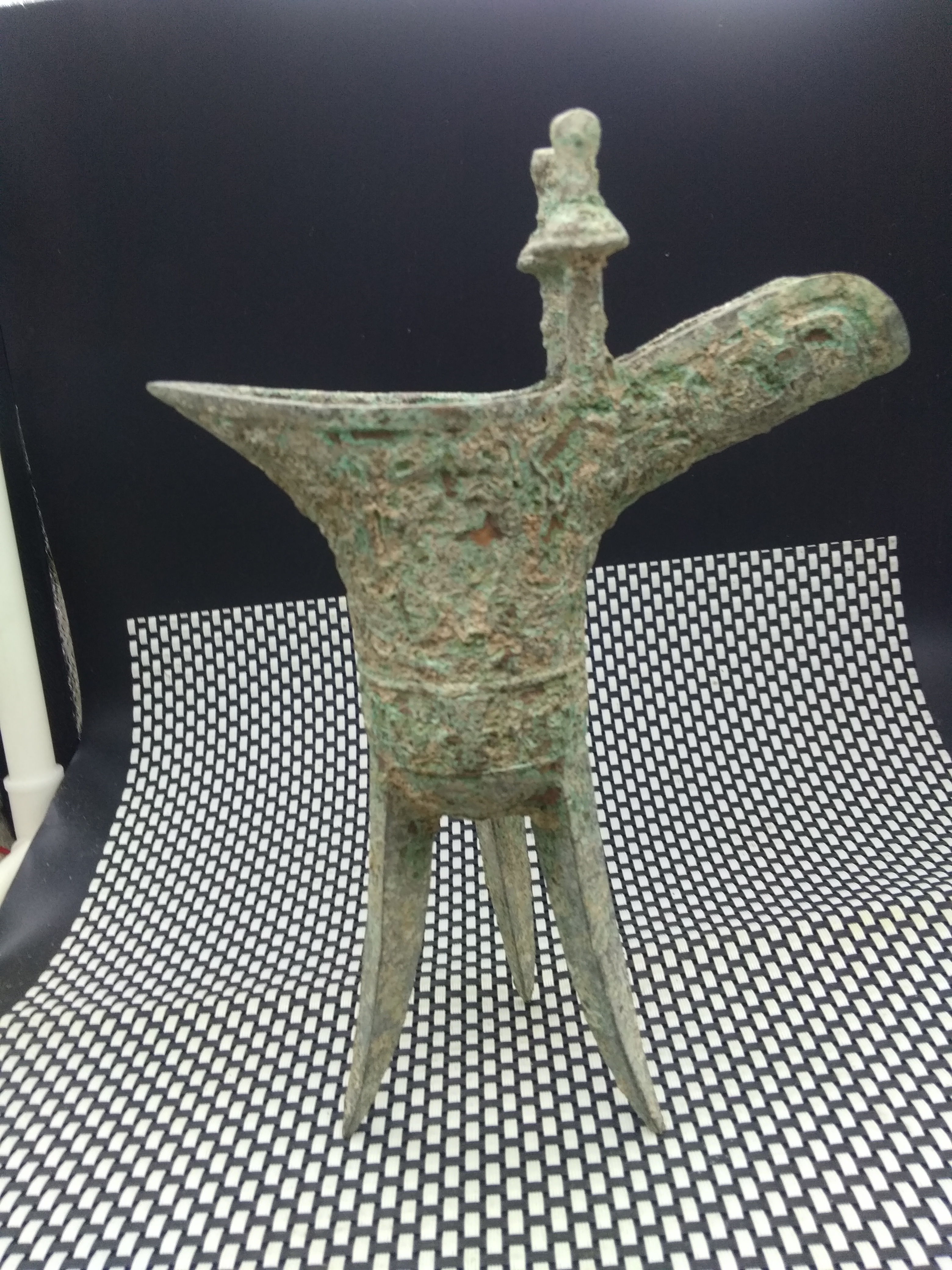 铜酒杯把件得到古代喝酒用的酒杯
