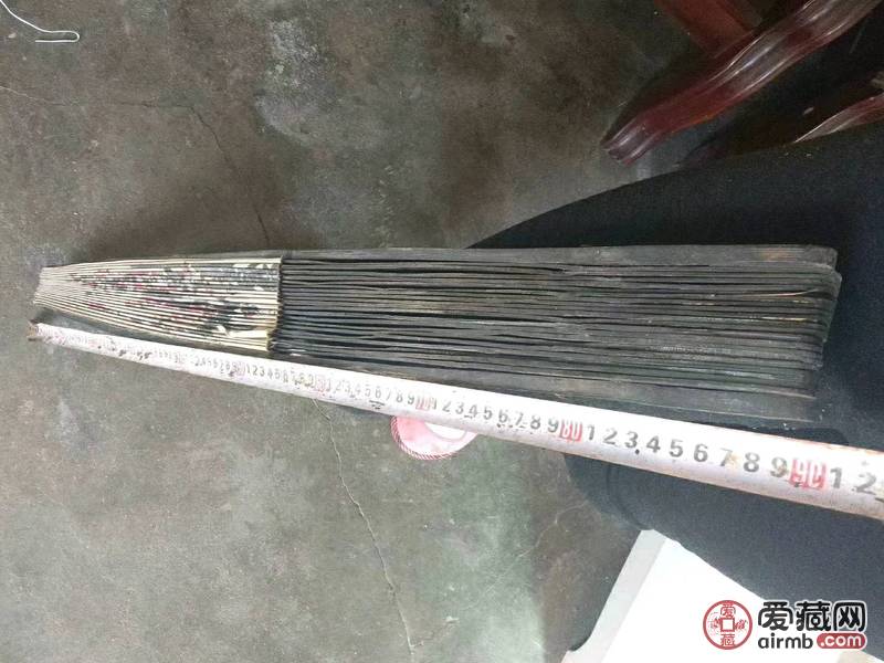 老梅花扇子一把  包老  非假