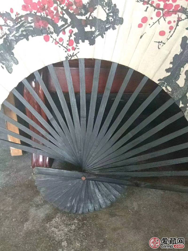 老梅花扇子一把  包老  非假