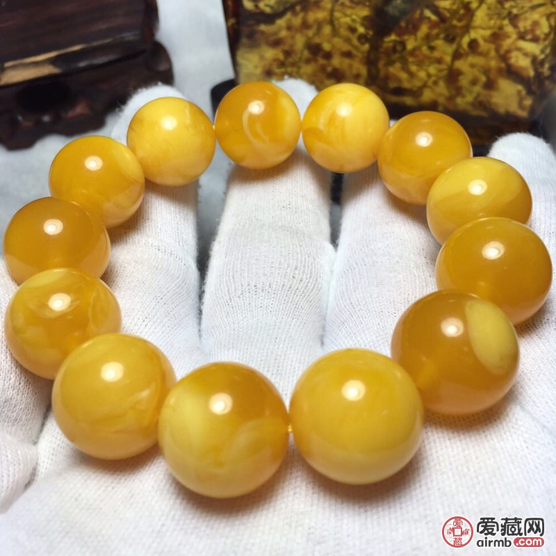 天然蜜蜡 <br />样式 珠