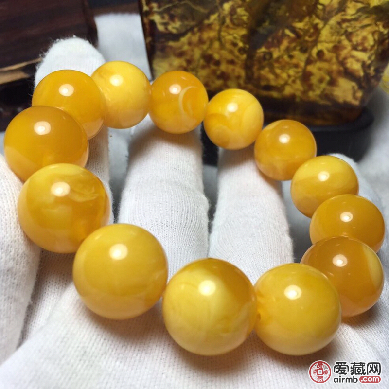 天然蜜蜡 <br />样式 珠