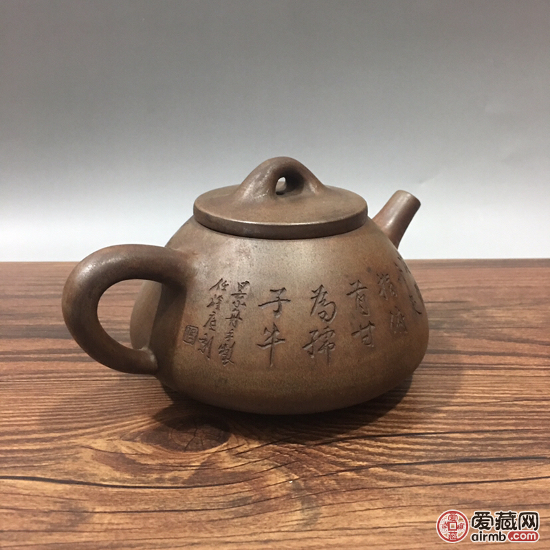 古玩古董收藏宜兴紫砂壶名人顾景