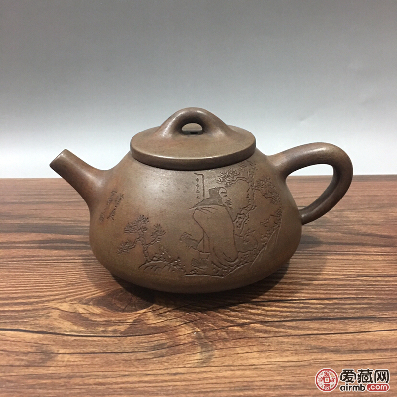 古玩古董收藏宜兴紫砂壶名人顾景