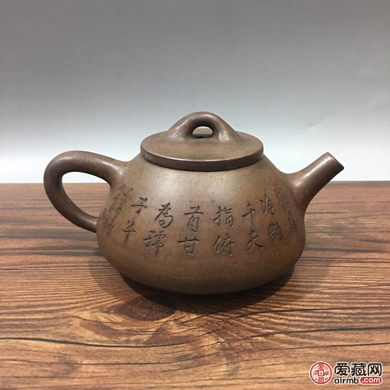 古玩古董收藏宜兴紫砂壶名人顾景