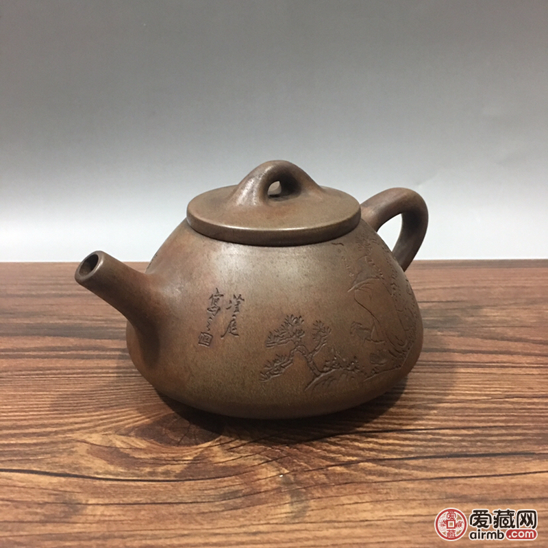 古玩古董收藏宜兴紫砂壶名人顾景