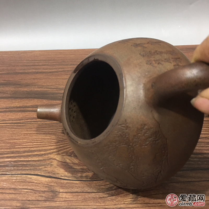 古玩古董收藏宜兴紫砂壶名人顾景
