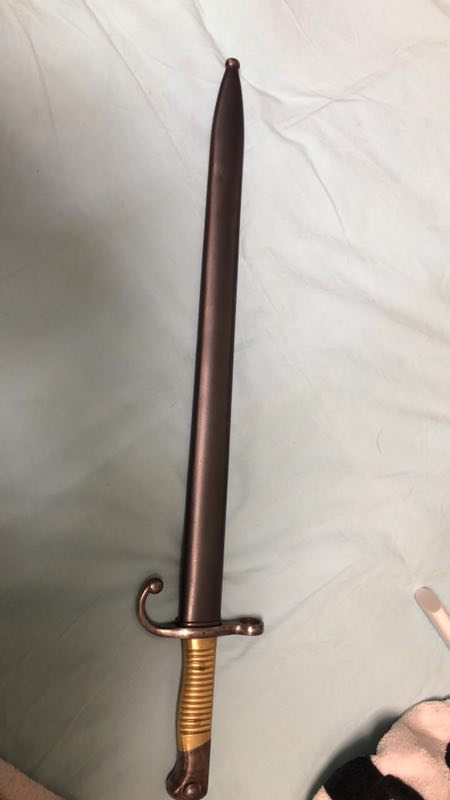 一战索林根刺刀,完美的小黄条