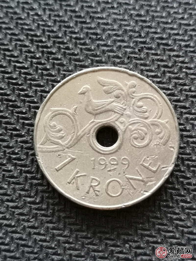 外国硬币,欧洲硬币,挪威老硬币5枚5克朗-价格8元-爱藏拍卖-爱藏网