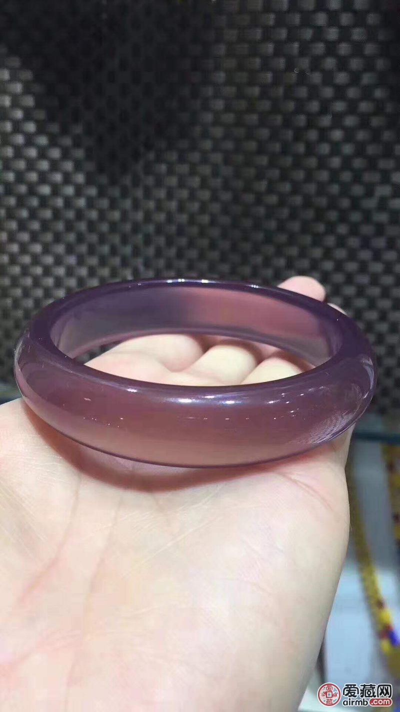 品名帝王紫玉髓手镯材质天然紫玉髓真假_图片_价格_评级-玉髓-爱藏网