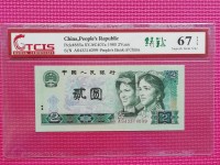 1980年人民币  2元
