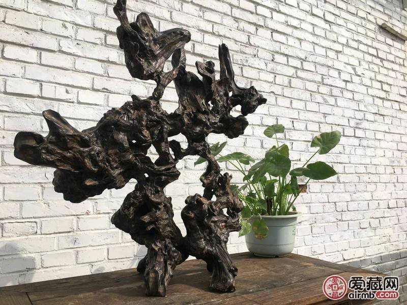 乌木摆件，造形独特，包浆一流，