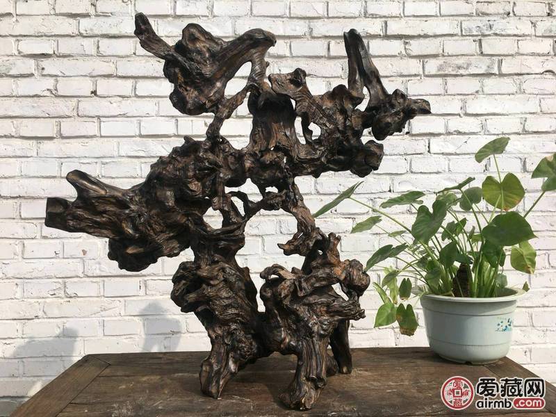 乌木摆件，造形独特，包浆一流，