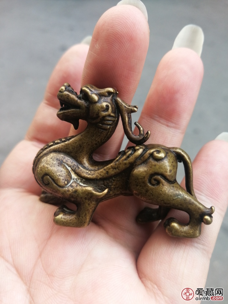 老铜招财辟邪貔貅小摆件 br