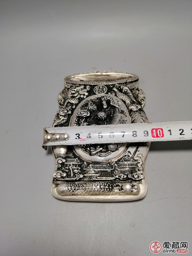 白铜砚台，工艺精湛\n产品规格