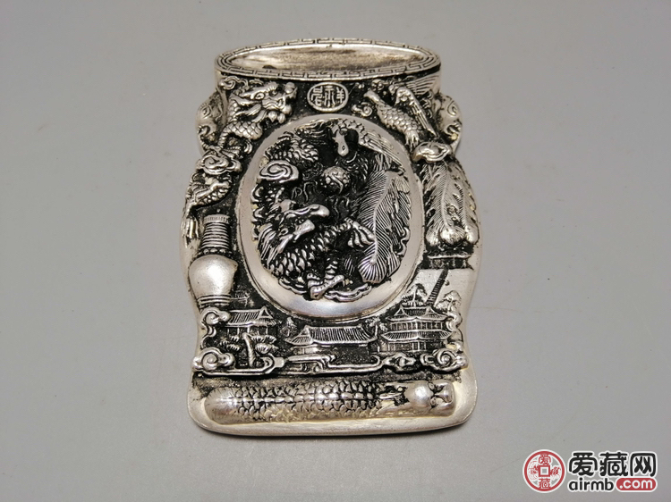 白铜砚台，工艺精湛\n产品规格