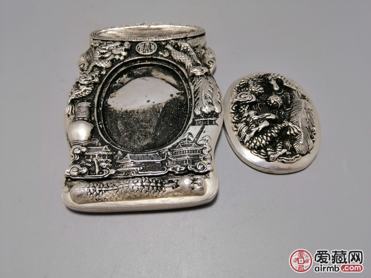 白铜砚台，工艺精湛\n产品规格