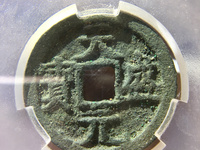 天盛元宝背西金币